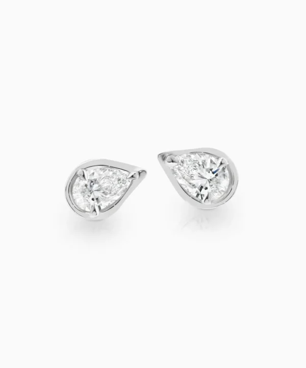 Discount Musson Pera Medio Diamond Stud Earrings