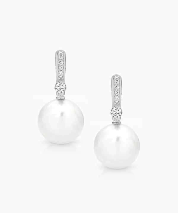 Best Musson Quiver Pearl Pave Earrings