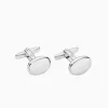 Fashion Musson Solid Gold Oval Cufflinks