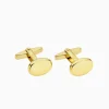 Best Musson Solid Gold Oval Cufflinks