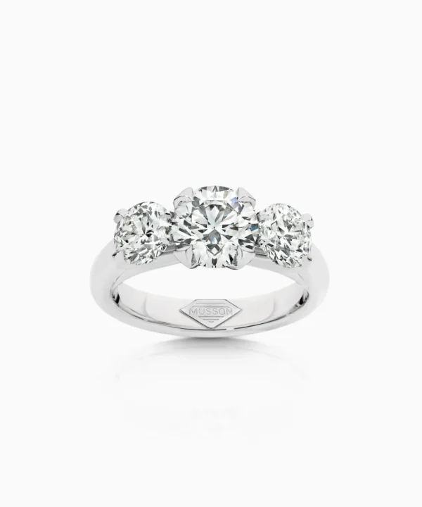 Hot Musson Teiza Trilogy Diamond Ring