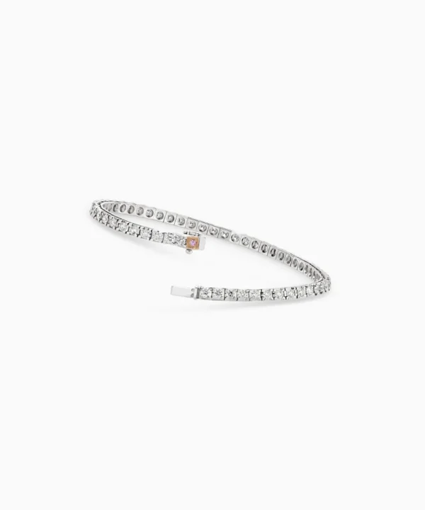 Best Musson Tennis Bracelet - 5 Points with Argyle Pink Diamond