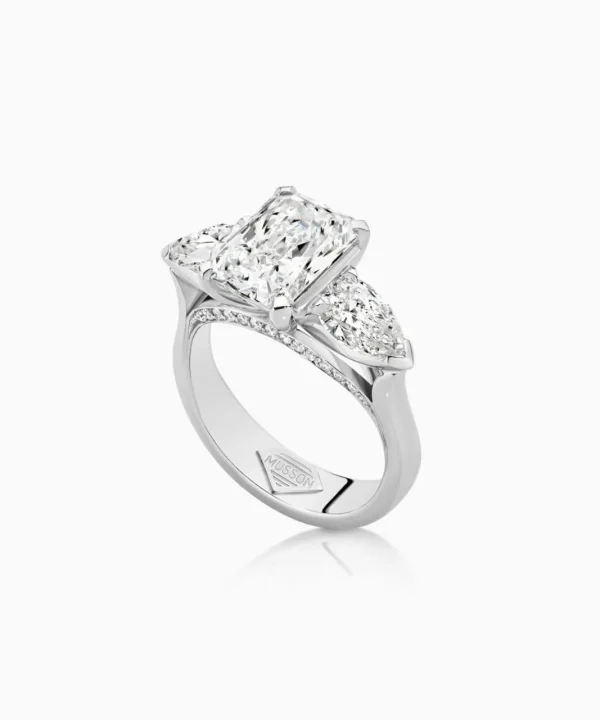 Sale Musson Trilogy Radiant Diamond Ring