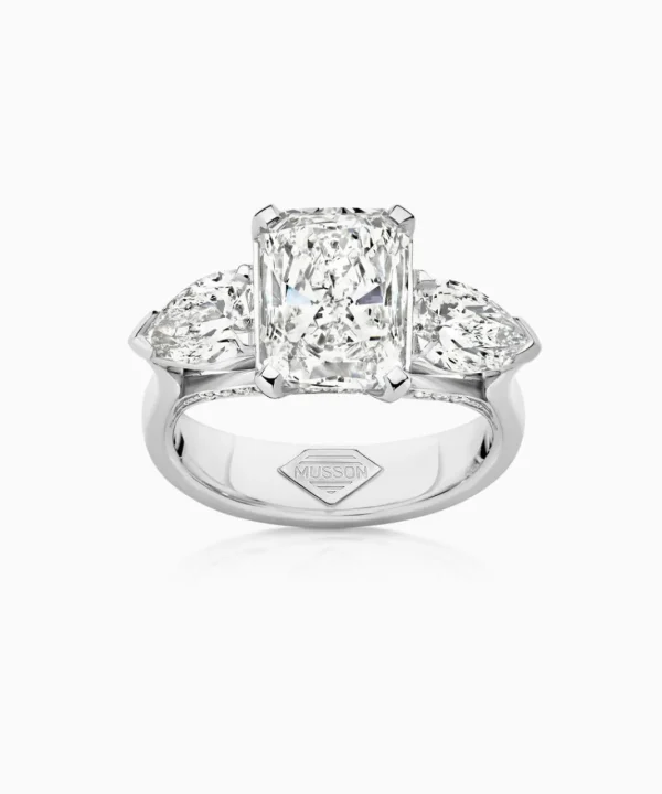 Sale Musson Trilogy Radiant Diamond Ring