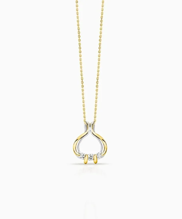 Online Musson Trois Award Winning Diamond Pendant, Yellow & White Gold