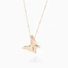 Fashion Musson White Butterfly Necklace