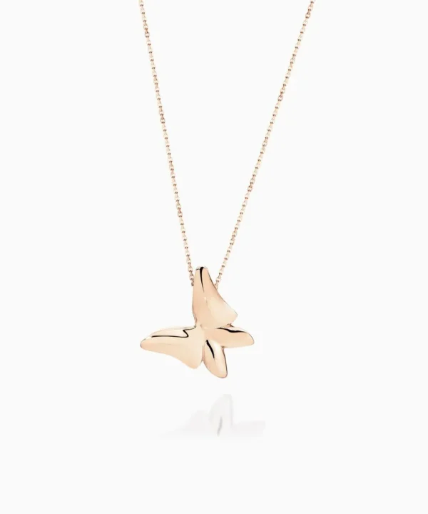 Fashion Musson White Butterfly Necklace
