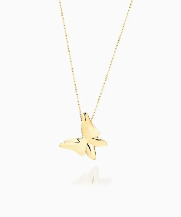 Hot Musson White Butterfly Necklace