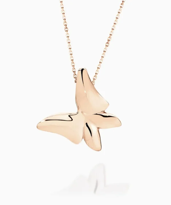 Fashion Musson White Butterfly Necklace