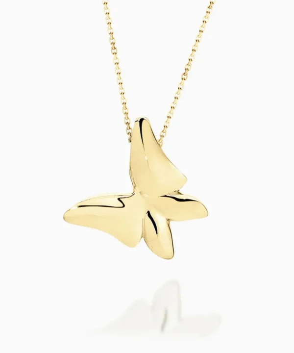 Hot Musson White Butterfly Necklace