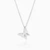 Best Sale Musson White Butterfly Necklace - Medio