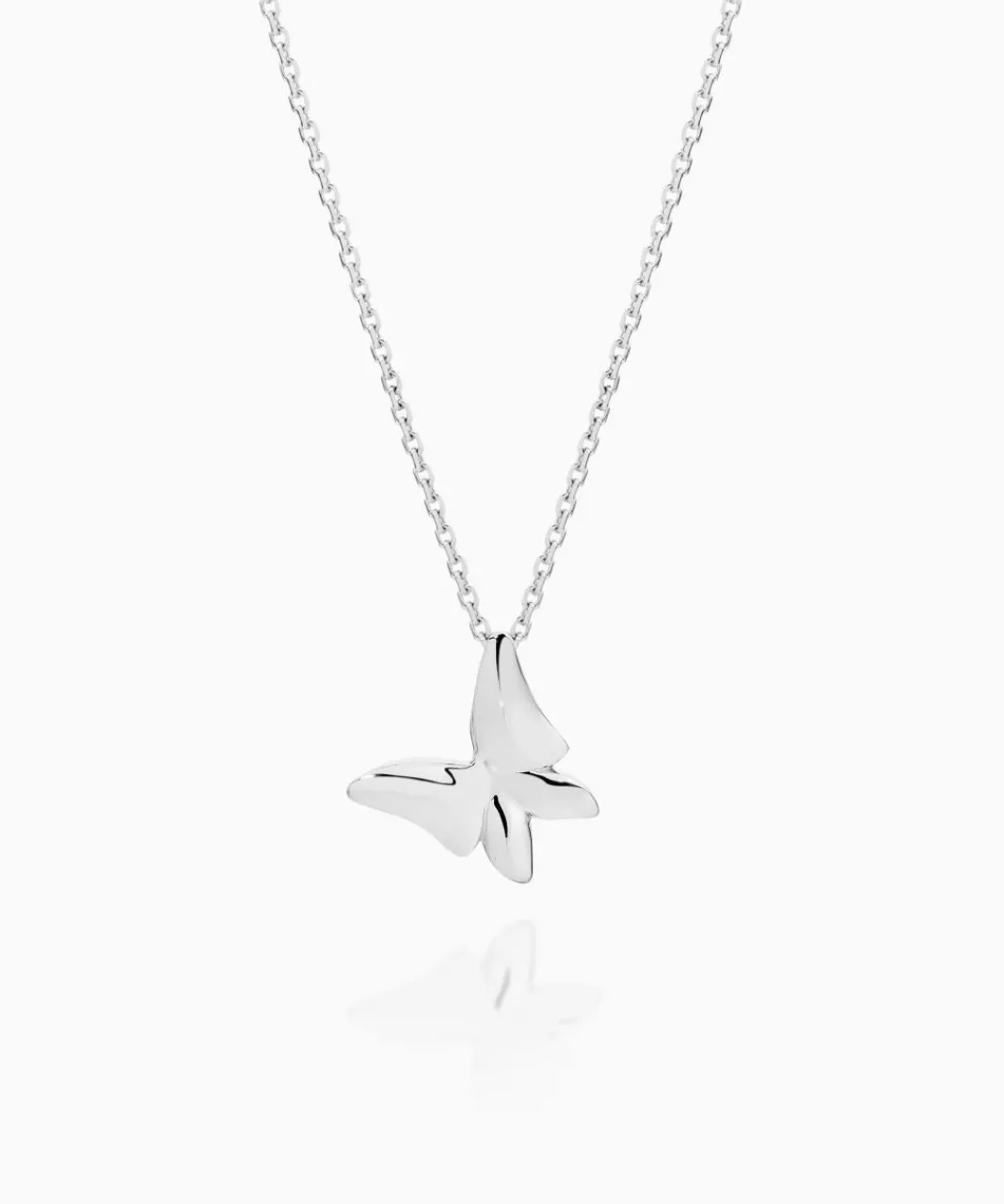 white_butterfly_necklace__medio_0-2.webp Best Sale Musson White Butterfly Necklace - Medio