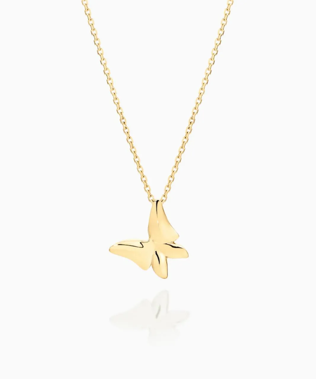 white_butterfly_necklace__medio_0.webp Cheap Musson White Butterfly Necklace - Medio