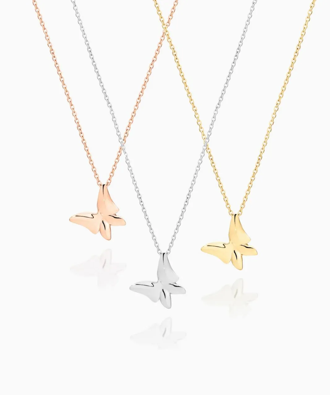 white_butterfly_necklace__medio_1-2.webp Best Sale Musson White Butterfly Necklace - Medio