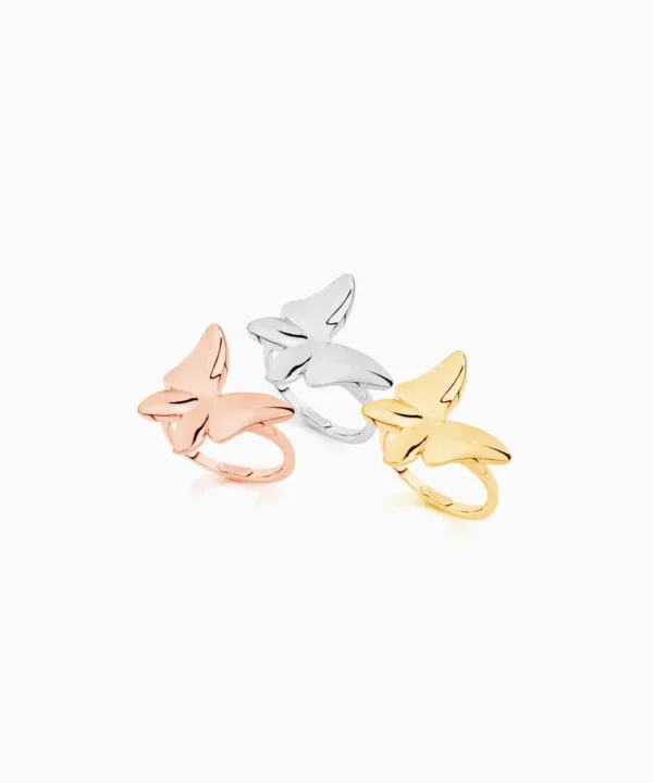 Flash Sale Musson White Butterfly Ring