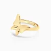 Shop Musson White Butterfly Ring - Medio